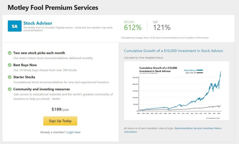 Motley Fool Stock Advisor